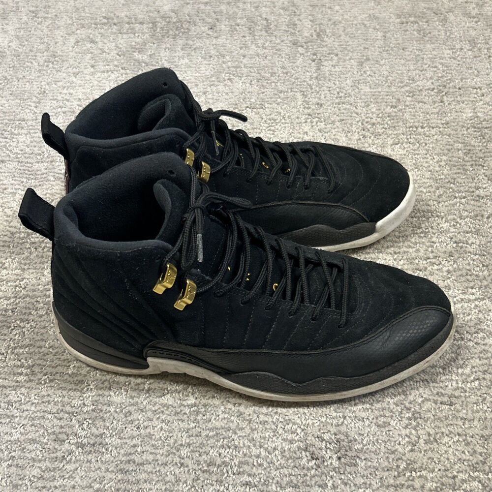 Jordan Shoes Reverse Taxi Mens Size 11.5 Sneakers Black High Tops - Picture 4 of 14